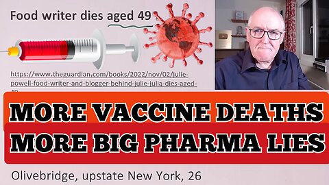 Dr. 'John Campbell' "Excess 'Covid-19' Vaccine Deaths Continue To Rise" Like Never Before!
