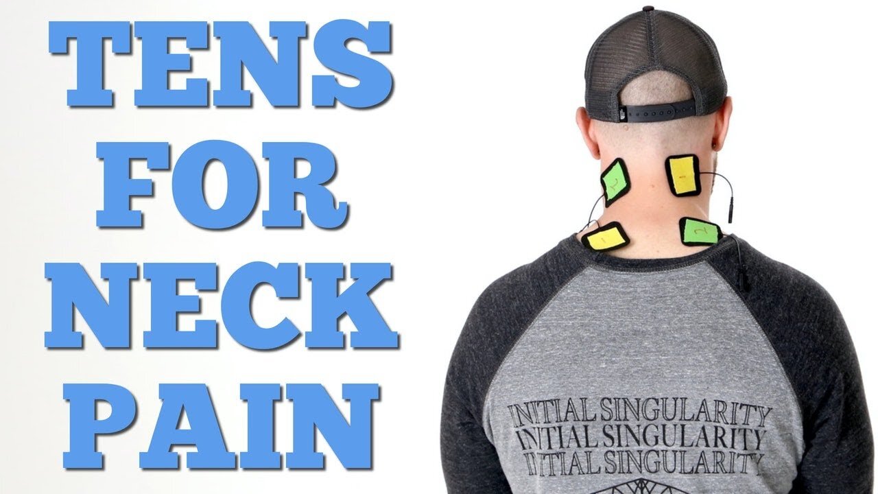 How To Use A TENS Unit With Neck Pain. Correct Pad Placement