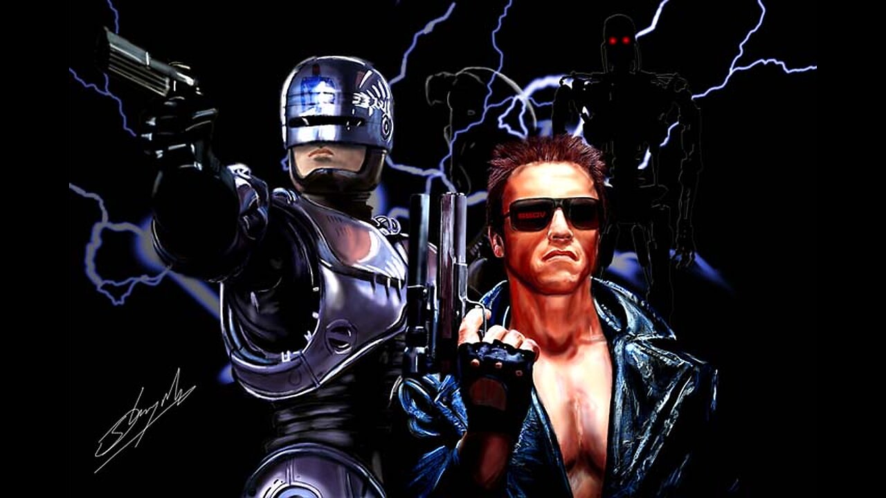 Terminator v. Robocop vs Terminator. Robocop versus the Terminator. Робокоп против Терминатора 2.