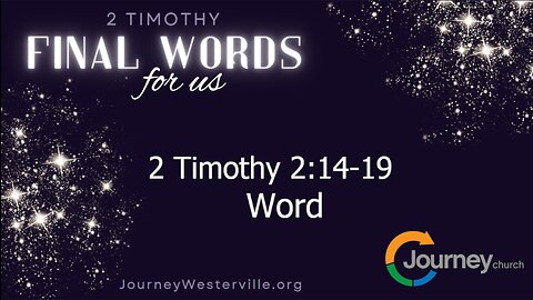 Word - 2 Timothy 2:14-19