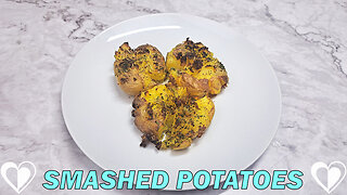 Smashed Potatoes | Simple & Tasty SIDE DISH Recipe TUTORIAL