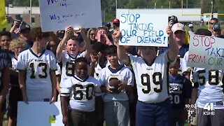 Youth football team's field vandalized