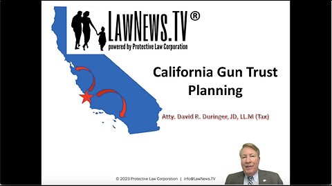 California Gun Trust Planning