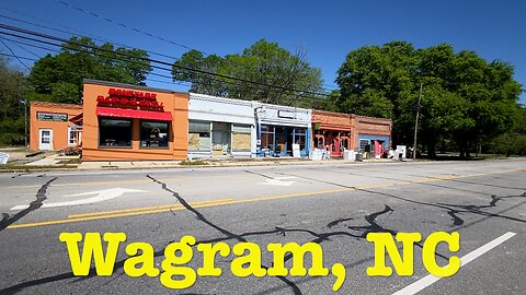 I'm visiting every town in NC - Wagram, North Carolina
