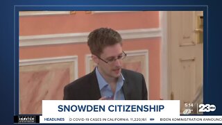 Russian President Vladimir Putin grants citizenship to Edward Snowden