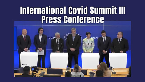 International Covid Summit III - Press Conference - European Parliament, Brussels