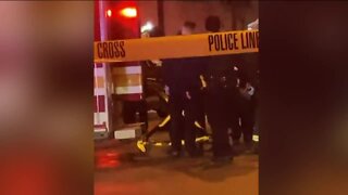 Cell phone video near scene after Milwaukee police officer shot