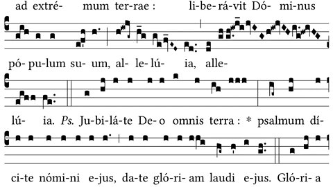Vocem Jucunditatis - with a voice of joy - introit 5th Sunday after Easter