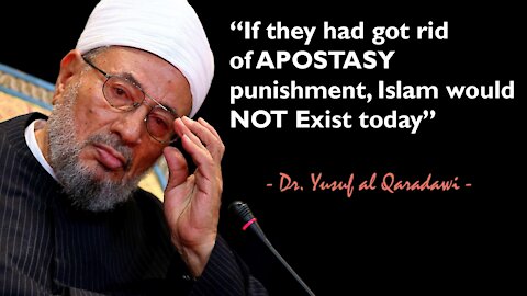 Islam Would've DIED Long Time Ago, if there was No Punishment for Apostasy: DEATH !