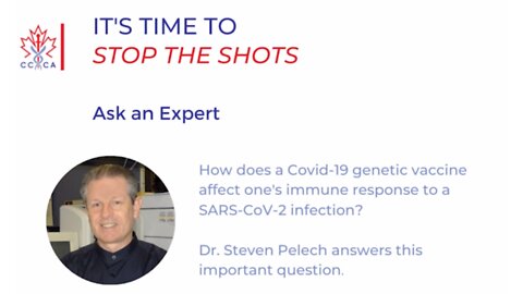 Dr. Steven Pelech - Stop The Shots Clip - Vaccine-Induced Suboptimal Immune Response