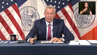 NYC Mayor Bill de Blasio announces VACCINE MANDATE