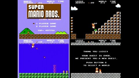 Nintendo Entertainment System (NES) :: Super Mario Bros. :: Full Walkthrough + Bonus Items