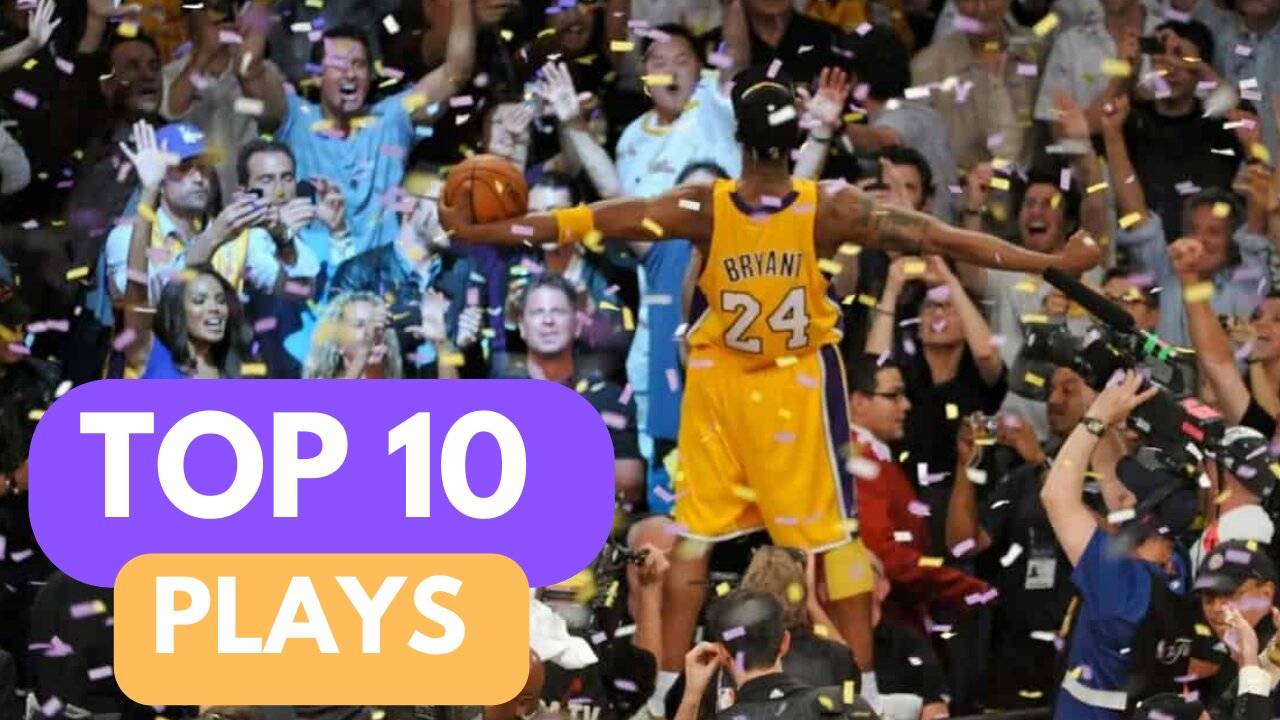 Kobe Bryants Top 10 Plays Career Highlights