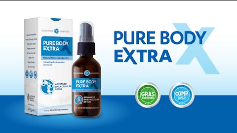 Pure Body Extra Is A Zeolite-Based Spray That Detoxes Heavy Metals and Environmental Poisons