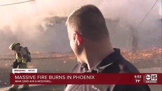 Explosion at Phoenix commercial fire