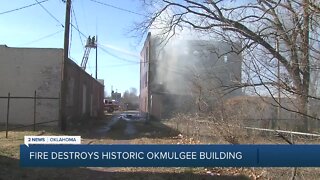 Fire Destroys Historic Okmulgee Buidling