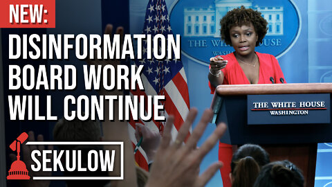 NEW: Disinformation Board Work Will Continue