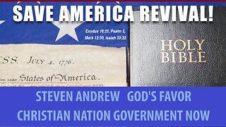 Save America Revival! Christian Nation Government Now Prayer, Election Day Sermon | Steven Andrew