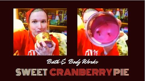 Bath & Body Works Sweet Cranberry Pie Candle Review I The Candle Queen👑 #bathandbodyworks #candles