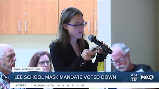 Lee Schools opt-out mask policy remains in place