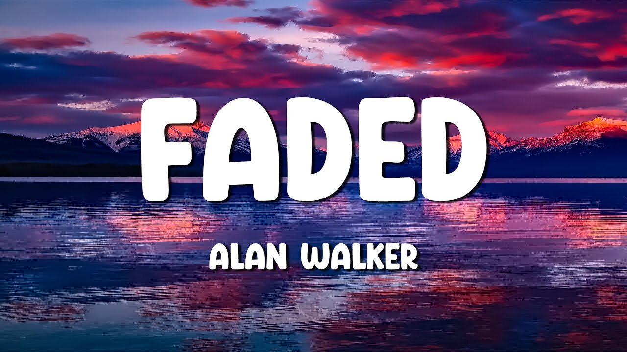 SONG LYRICS - Faded-Alan Walker in 2023  Faded lyrics alan walker, Alan  walker, Faded lyrics