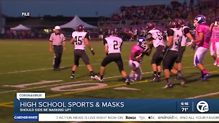 High school sports and masks: Should kids be masking up?