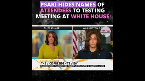 Psaki hides names of attendees to testing meeting at White House