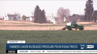 U.S. farmers facing increased pressure due to rising inflation, drought