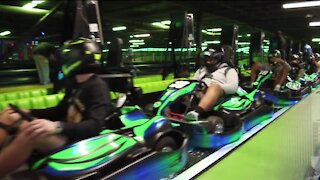 Michigan State practices, races go-karts ahead of Peach Bowl