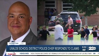 Uvalde School District police chief responds to claims