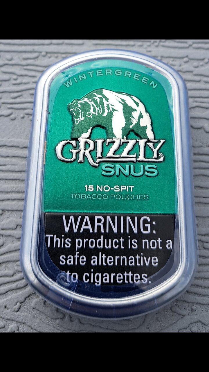 Grizzly Snus ((Wintergreen)