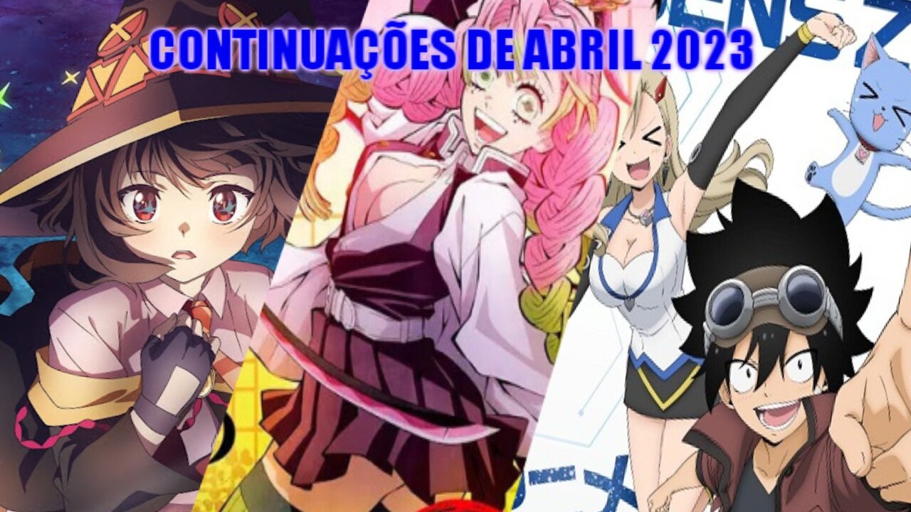 Novas temporadas de animes de abril 2023 (primavera) Guia e informações