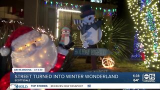 Scottsdale neighborhood lights up for good cause through Christmas Day