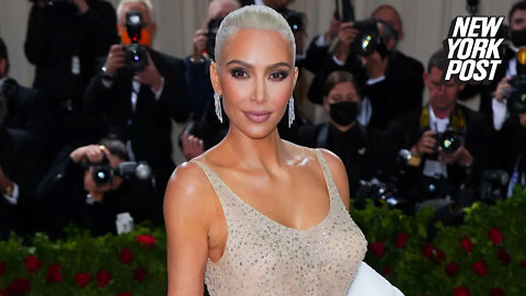 Kim Kardashian addresses rumors she damaged Marilyn Monroe's iconic dress at Met Gala