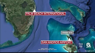Private plane en route to West Palm Beach crashes in Bahamas