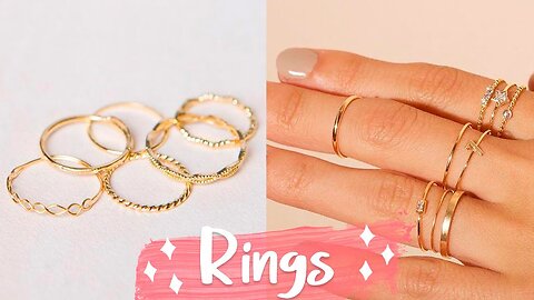 12 DIY Rings EASY & Adjustable!! How To Make a Ring | Create Your Own Accessories