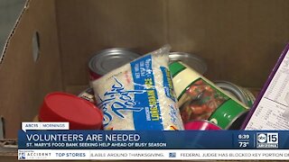 St. Mary's Food Bank in need of holiday volunteers