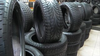 Supply chain issues causing snow tire shortage