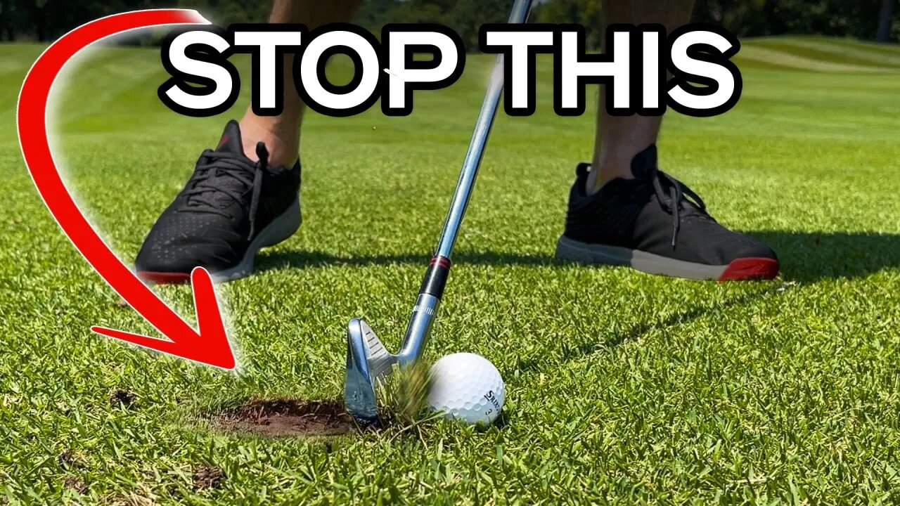 Stop Hitting Behind The Ball with a Very Simple Golf Tip