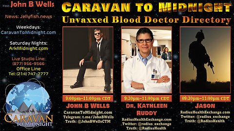 Unvaxxed Blood Doctor Directory - John B Wells LIVE
