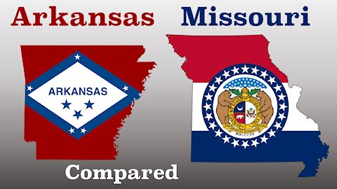 Arkansas and Missouri Compared