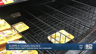 Arizona grocery stores seeing supply chain issues