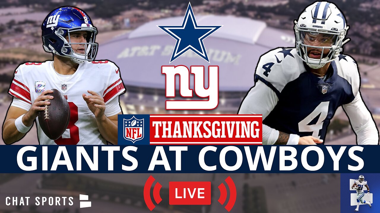 Cowboys vs. Giants Live Streaming Scoreboard, Play-By-Play, Highlights And  Stats