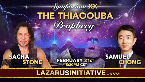 The Thiaooba Prophecy - Samuel Chong & Sacha Stone REPLAY