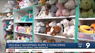 Holiday shopping fears as supply chain issues continue