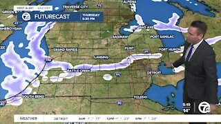 Metro Detroit Forecast: Cold and breezy with a few snow showers