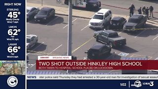 2 injured in shooting in Hinkley High School parking lot, Aurora police say