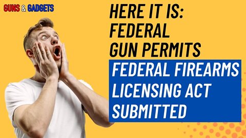 Here It Is: Federal Firearms Licensing Act (Federal Gun Permits)