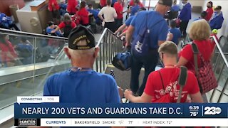 Kern County veterans take in day one of Honor Flight