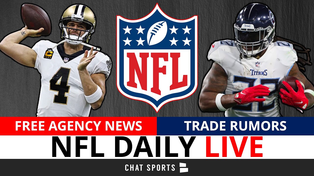 LIVE NFL News: Derek Carr To Saints, Derrick Henry Trade Rumors, NFL Free  Agency Rumors